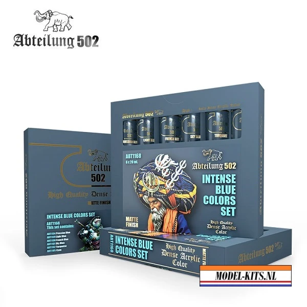DENSE ACRYLICS   INTENSE BLUE COLORS SET