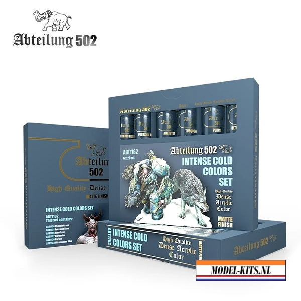 DENSE ACRYLICS   INTENSE COLD COLORS SET