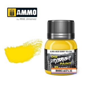 DRYBRUSH PAINT   SUNNY YELLOW