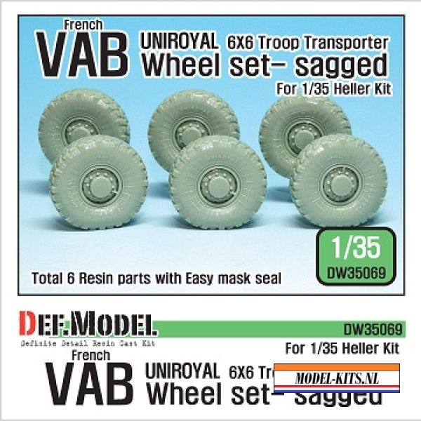 FRENCH VAB SAGGED WHEEL SET 2 UNIROYAL