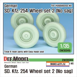 GERMAN SDKFZ 254 WHEEL SET NO SAG