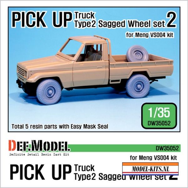 PICK UP TRUCK TYPE 2 SAGGED WHEEL SET 2