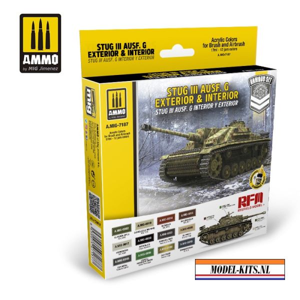 STUG III AUSF G EXTERIOR AND INTERIOR SET