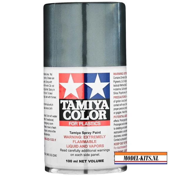 TS 100 SEMI GLOSS BRIGHT GUN METAL (100ML)