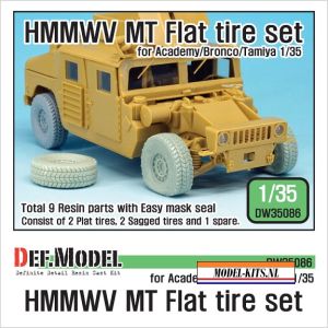 US HMMWV MT FLAT TIRE SET