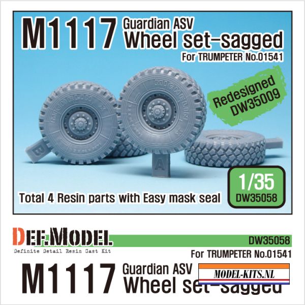 US M1117 ASV SAGGED WHEEL SET