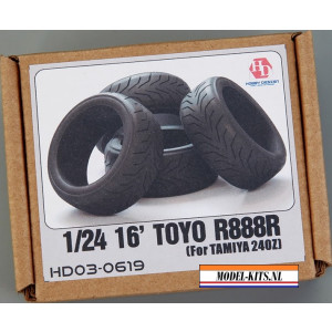 16INCH TOYO R888R FOR TAMIYA 240Z