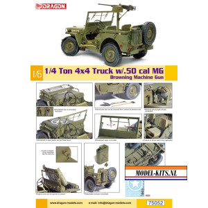 4TON 4X4 TRUCK WITH M2 .50CAL