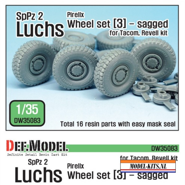 GERMAN LUCHS 8X8 PIRXLLI SAGGED WHEEL SET 3