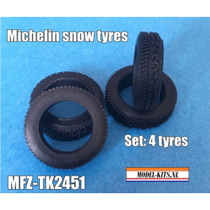 MICHELIN SNOW TYRES 4 PIECES