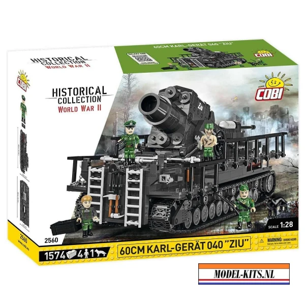 1574 PCS WWII 60CM KARL GERAT 040 ZIU