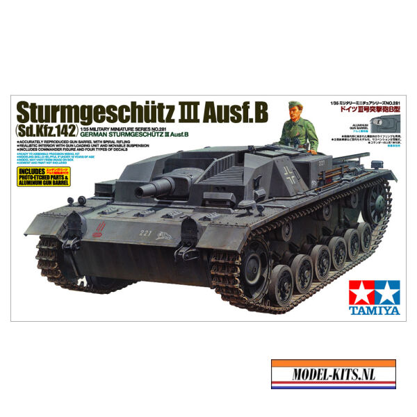 STURMGESCHÜTZ III AUSF. B WITH PHOTO ETCHED PARTS & METAL BARREL