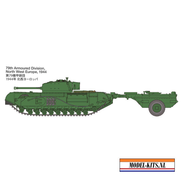 TANK CHURCHILL CROCODILE 9