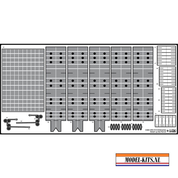 [0000] 1 200 USS CV 6 Enterprise Detail up Set Part B