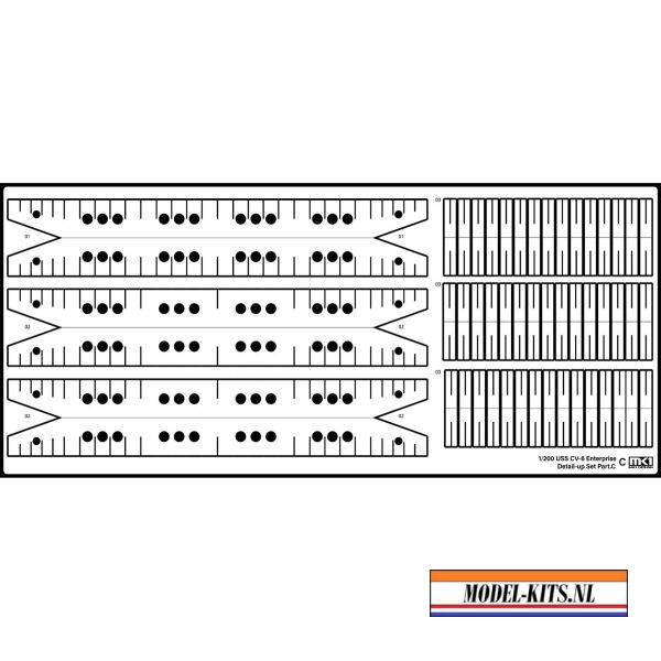 [0000] 1 200 USS CV 6 Enterprise Detail up Set Part C