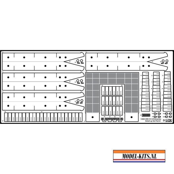 [0000] 1 200 USS CV 6 Enterprise Detail up Set Part D