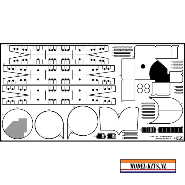 [0000] 1 200 USS CV 6 Enterprise Detail up Set Part E