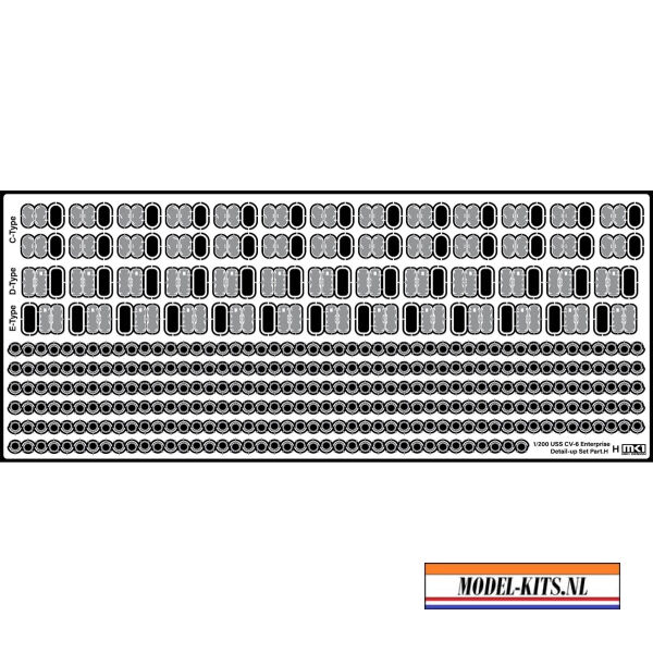 [0000] 1 200 USS CV 6 Enterprise Detail up Set Part H