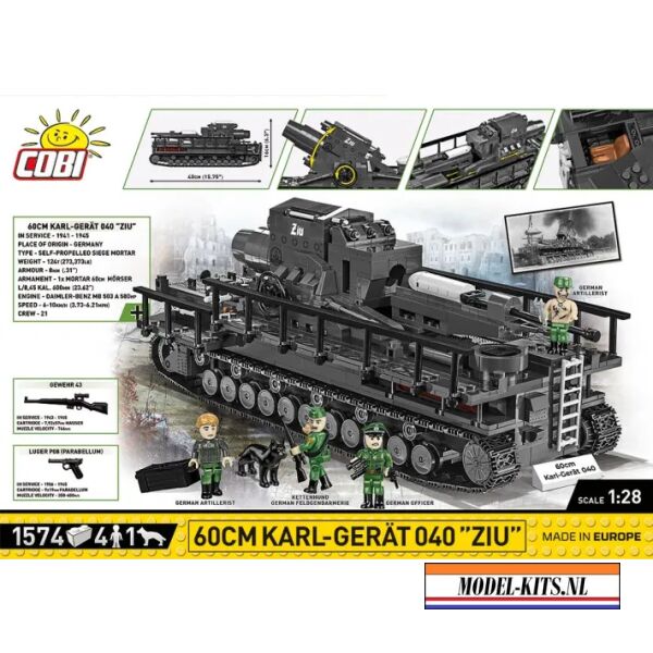 WWII 60CM KARL GERAT 040 ZIU 10