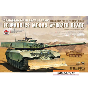 CANADIAN MAIN BATTLE TANK LEOPARD C2 MEXAS WITH DOZER BLADE