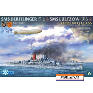 KIT 1700 SMS DERFFLINGER 1916 AND SMS LUETZOW 1916 AND ZEPPELIN