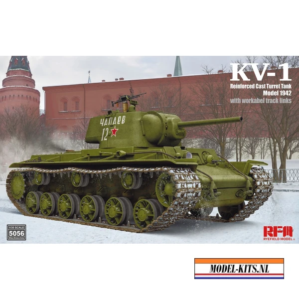 KV 1 REINFORCED CAST TURRET TANK MODEL 1942