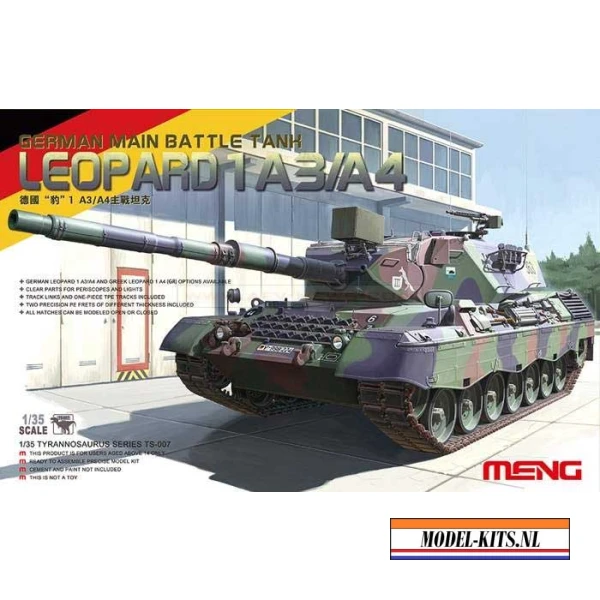 LEOPARD 1 A3A4   GERMAN MAIN BATTLE TANK