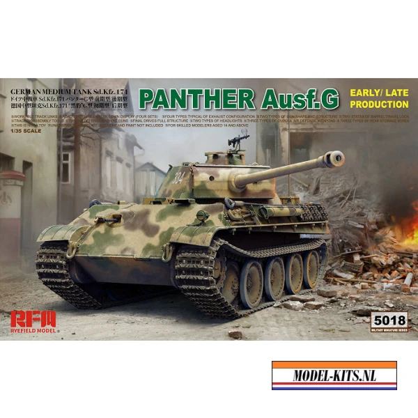 PANTHER AUSF G EARLY,LATE PRODUCTIONS