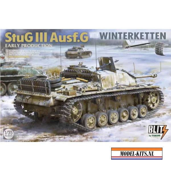 STUG III AUSF G EARLY PRODUCTION WITH WINTERKETTEN