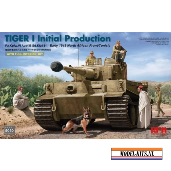 TIGER I INITIAL PRODUCTION   EARLY 1943 NORTH AFRICAN