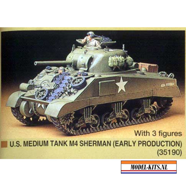 U.S. MEDIUM TANK M4 SHERMAN EARLY PRODUCTION