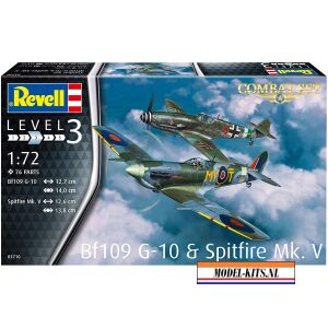 Messerschmitt Bf109G 10 + Spitfire Mk.V   Combat Set