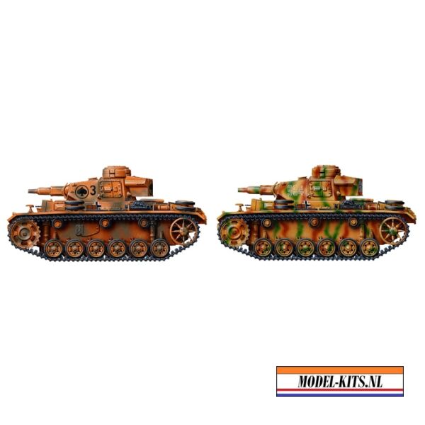 PANZERKAMPFWAGEN III AUSF. N WITH PE PARTS AND METAL BARREL 9