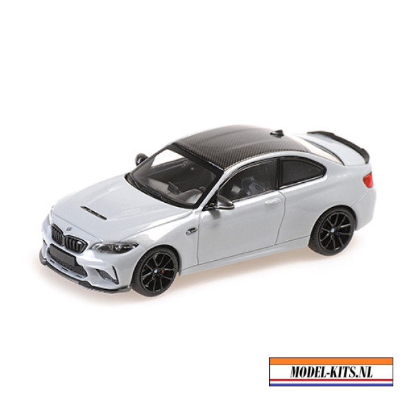 BMW M2 CS 2020 Zilver met Zwarte wielen