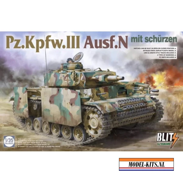 PANZER III AUSF N WITH SCHURZEN