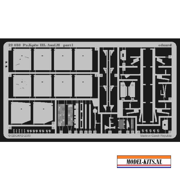 PZ. III AUSF. M FOR REVELL KIT