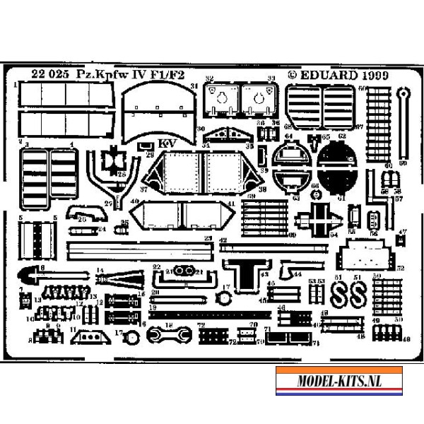 PZ. IV AUSF. F1F2 FOR REVELL KIT