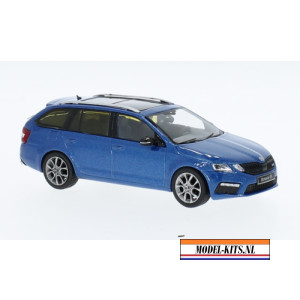 Skoda Octavia (III) RS Combi 2017 Blauw Metallic