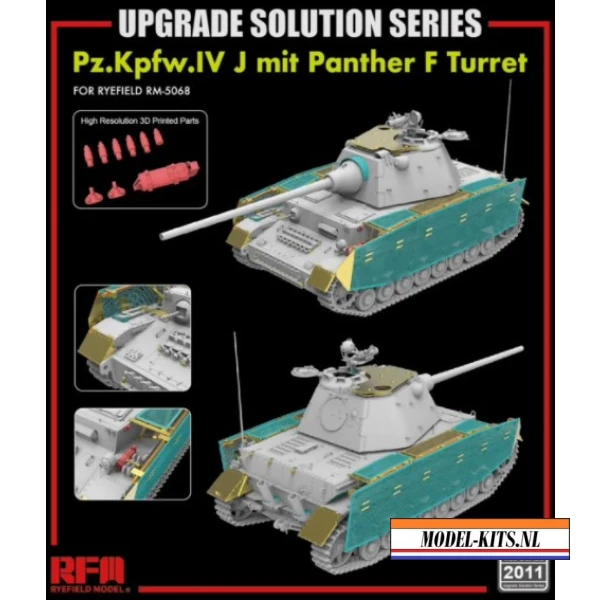 UPGRADE FOR 5068 PANZER IV MIT PANTHER TURRET