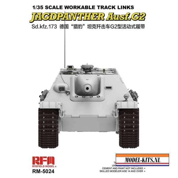WORKABLE TRACK LINKS FOR JAGDPANTHER