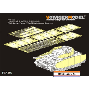WWII GERMAN PANZER IV AUSF H J LATE VERSION SCHURZEN