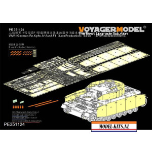 WWII GERMAN PZ. KPFW. IV AUSF. F1 LATE PRODUCTION BASIC WITHOUT AMMO