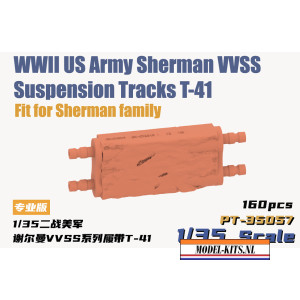 WWII US ARMY SHERMAN VVSS SUSPENSION TRACKS T 41