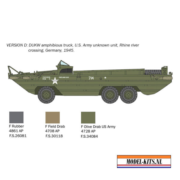 DUKW Amphibious Truck “D Day 80th ann. 3