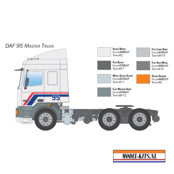 DAF 95 Master truck. eenmalige uitgave 3