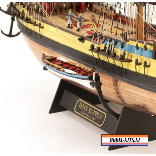 HMS Supply First Fleet + Figuren + copper Sheathing 22