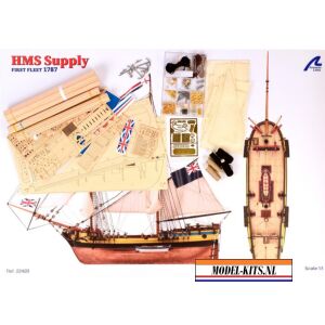 HMS Supply First Fleet + Figuren + copper Sheathing