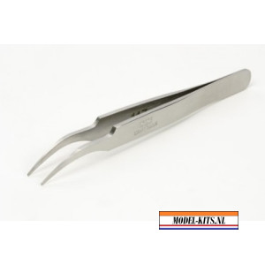 HG ANGLED TWEEZERS (ROUND TIP)