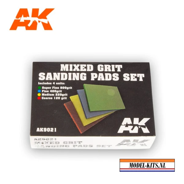 MIXING GRIT SANDING PADS 4 UNITS