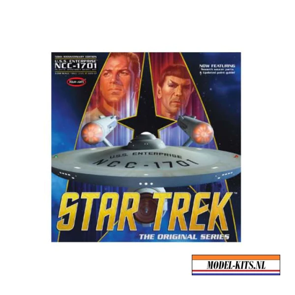 Star Trek TOS Klingon D7 Snap Window Box Pre decorated